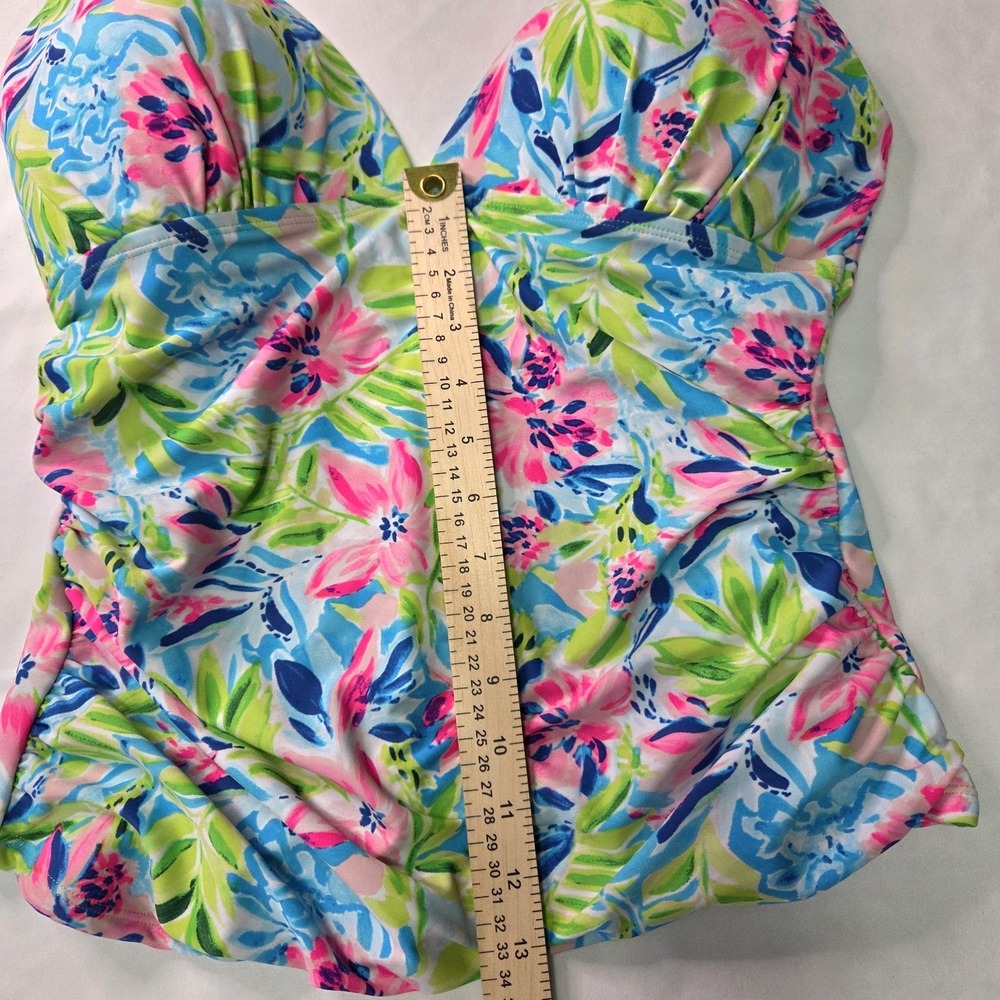 Stella Parker XL Waterlily Tankini Set Vibrant Vacation Swim Summer Beach Cruise - Picture 4 of 10